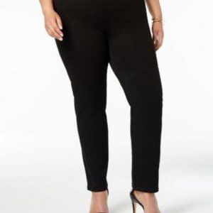 Black Waist Smoothing, Pull on Denim Jeans